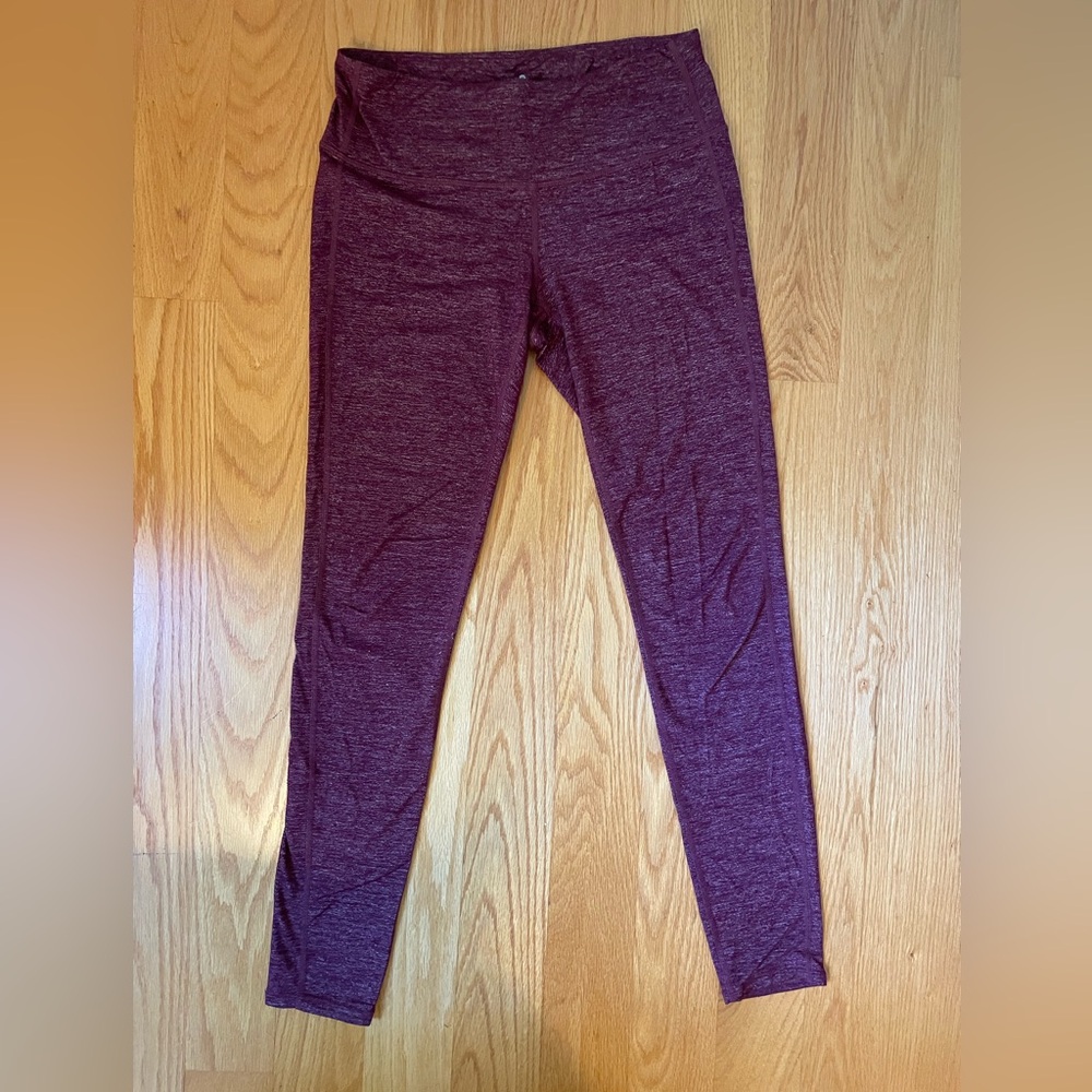 Athleta Women's Maroon Leggings